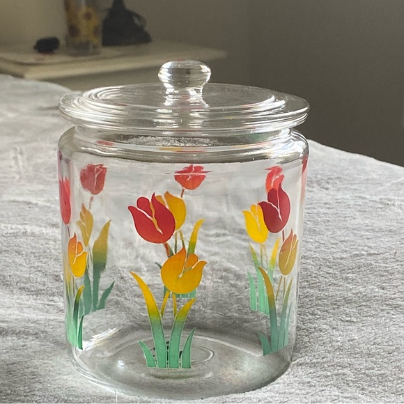 Vintage Glass Canister - Picture 1 of 3